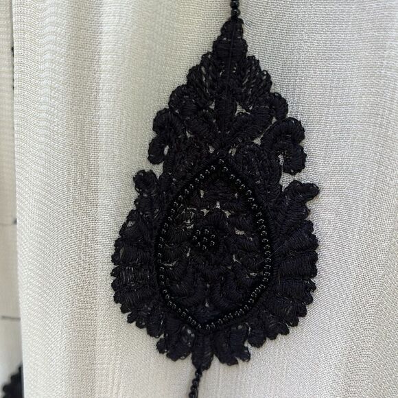 ANTHROPOLOGIE MOULINETTE SOEURS beaded maxi dress . Size 6 - Picture 3 of 7